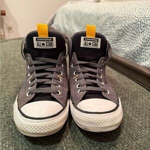 Converse Kids Charcoal High-Top Sneakers